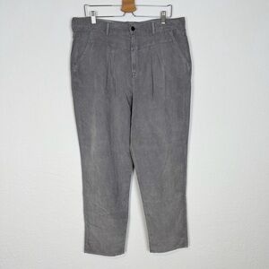 NWOT American Eagle Gray Corduroy Pants Super stretch Size 16